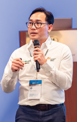 Speaker presenting
